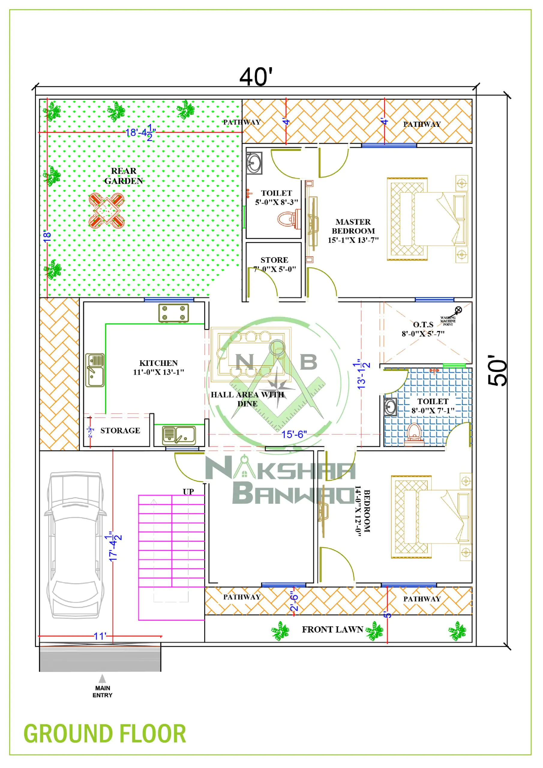 Best Architectural Nakshaa Banwao NB-129-Floor Plan Best Architectural