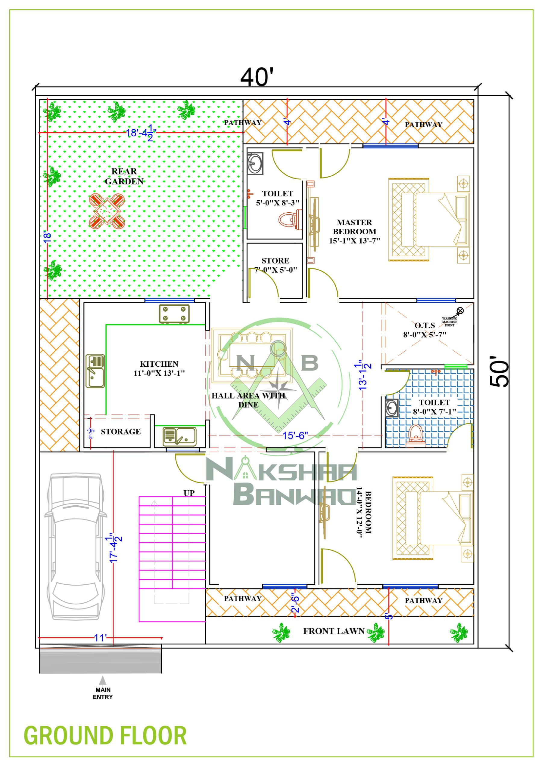 Nakshaa Banwao NB-129-Floor Plan
