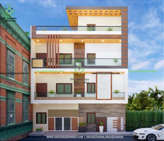 3D Elevation Nakshaa Banwao NB-160