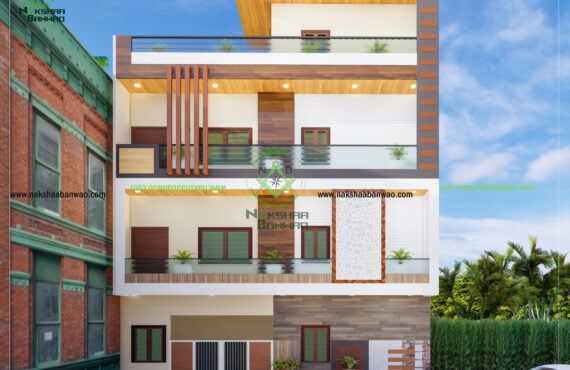 3D Elevation Nakshaa Banwao NB-160