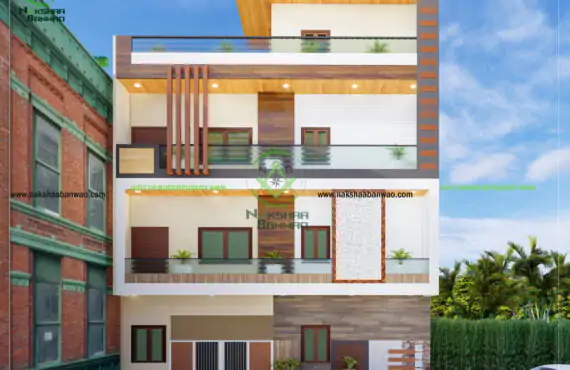 3D Elevation Nakshaa Banwao NB-160