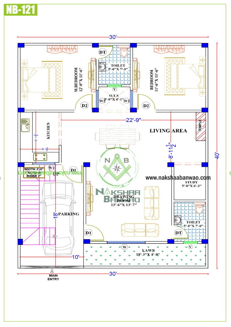 Best Architect floor plan at nakshaa banwao