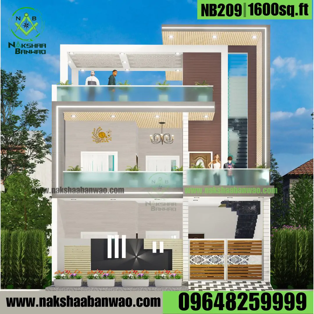 NB 209-1600sq.ft |best architect |floor plan |house design