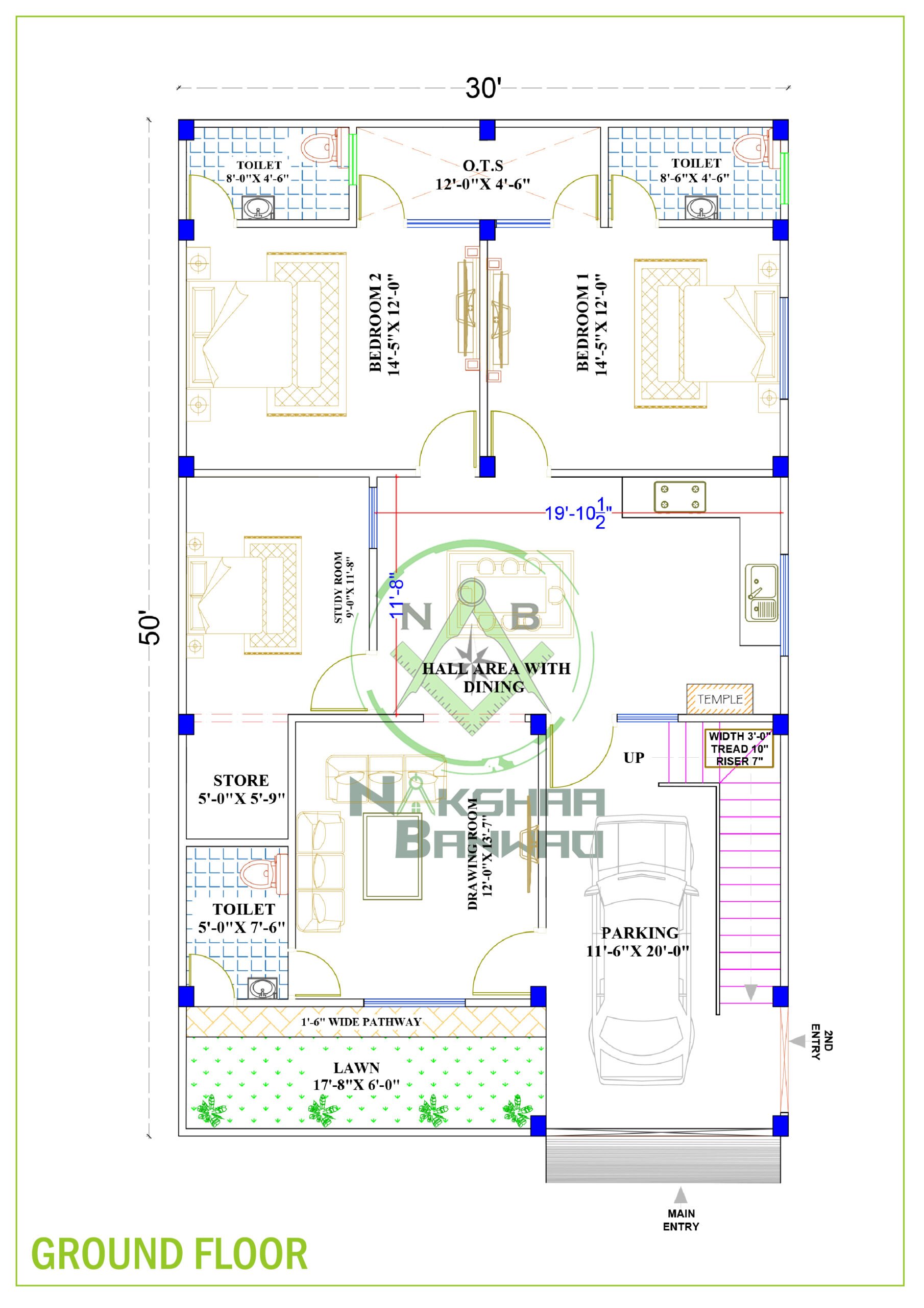 Floor Plan at nakshaa banwao