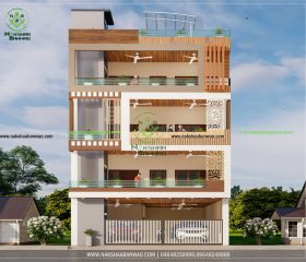 Nakshaa Banwao NB-126-Elevation call us 9648259999 best architect in lucknow