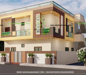 Leading 3D Elevation Nakshaa Banwao