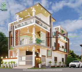 Leading 3D Elevation Nakshaa Banwao