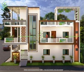 best architect in lucknow |floor plan |elevation |stracture drawing |plumbing drawing | house elevation at naklshaa banwao